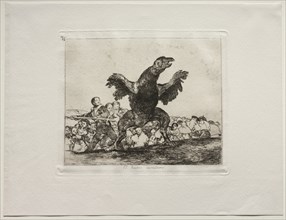 The Horrors of War: A Carnivorous Vulture. Creator: Francisco de Goya (Spanish, 1746-1828).