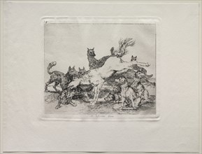 The Horrors of War: He Defends Himself Well. Creator: Francisco de Goya (Spanish, 1746-1828).