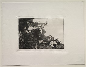The Horrors of War: They Do Not Agree. Creator: Francisco de Goya (Spanish, 1746-1828).