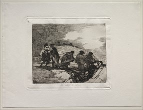 The Horrors of War: They Do Not Know The Way. Creator: Francisco de Goya (Spanish, 1746-1828).