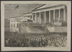 The Inauguration of Abraham Lincoln as President of the United States?, March 4, 1861, 1861. Creator: Winslow Homer (American, 1836-1910).