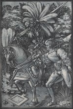 The Knight and Lansquenet, c. 1512. Creator: Hans Wechtlin (German, 1480/85-aft 1526).