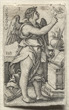 The Knowledge of God and the Seven Cardinal Virtues: Knowledge of God - Cognicio. Creator: Hans Sebald Beham (German, 1500-1550).