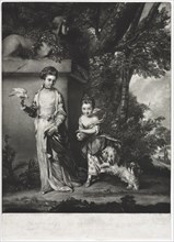 The Ladies Amabel and Mary Jemima Yorke, c. 1761. Creator: Edward Fisher (British, 1722-1785).