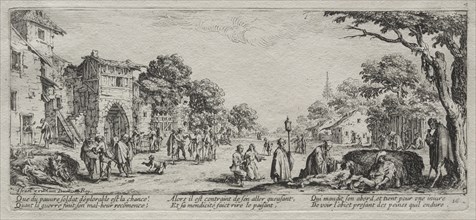 The Large Miseries of War: The Beggars and the Dying, 1633. Creator: Jacques Callot (French, 1592-1635).
