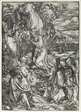 The Large Passion: Christ on the Mount of Olives, c. 1497-1500. Creator: Albrecht Dürer (German, 1471-1528).