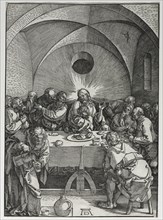 The Large Passion: The Last Supper, 1510. Creator: Albrecht Dürer (German, 1471-1528).