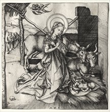 The Life of Christ: The Nativity, c. 1480-1490. Creator: Martin Schongauer (German, c.1450-1491).