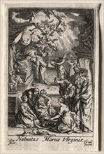 The Life of the Virgin: The Birth of the Virgin. Creator: Jacques Callot (French, 1592-1635).