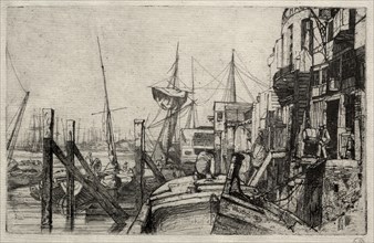 The Limehouse, 1871. Creator: James McNeill Whistler (American, 1834-1903).