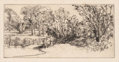 The Little Longparish, 1896. Creator: Francis Seymour Haden (British, 1818-1910).