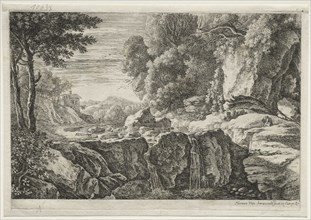 The Little Warterfall. Creator: Herman van Swanevelt (Dutch, c. 1600-1655).