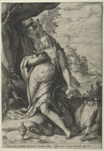 The Magdalen in Penance. Creator: Hendrick Goltzius (Dutch, 1558-1617).