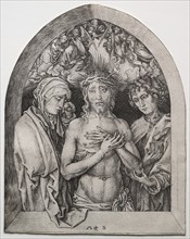 The Man of Sorrows. Creator: Martin Schongauer (German, c.1450-1491).