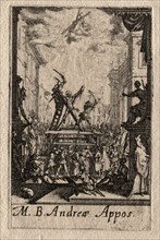 The Martyrdom of the Apostles: St. Andrew. Creator: Jacques Callot (French, 1592-1635).