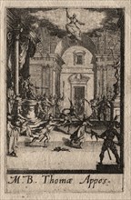 The Martyrdom of the Apostles: St. Thomas. Creator: Jacques Callot (French, 1592-1635).