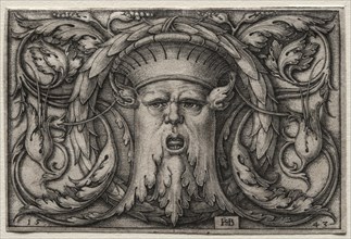 The Mask, 1543. Creator: Hans Sebald Beham (German, 1500-1550).