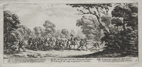 The Miseries of War: Arrest of Malefactors, 1633. Creator: Jacques Callot (French, 1592-1635).