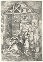The nativity. Creator: Jacob Binck (German, 1500-1569).