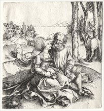 The Offer of Love (or The Ill-Assorted Couple), 1495-1496. Creator: Albrecht Dürer (German, 1471-1528).