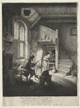 The Painter's Studio. Creator: Adriaen van Ostade (Dutch, 1610-1684).