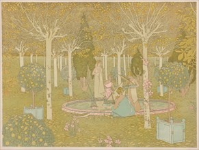 The Park , 1897. Creator: Gaston de Latenay (French, 1859-1943).