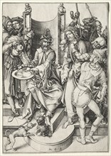 The Passion: Christ Before Pilate. Creator: Martin Schongauer (German, c.1450-1491).