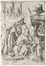 The Passion: Descent from the Cross. Creator: Israhel van Meckenem (German, c. 1440-1503).