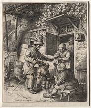 The Peddlar, 1741. Creator: Christian Wilhelm Ernst Dietrich (German, 1712-1774).