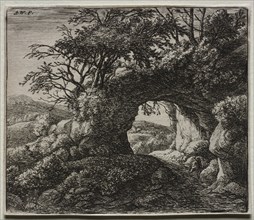 The Pierced Rock. Creator: Anthonie Waterloo (Dutch, 1609/10-1690).