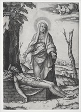 The Pieta. Creator: Marcantonio Raimondi (Italian, 1470/82-1527/34).