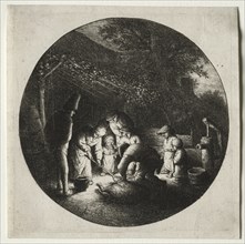 The pigkillers. Creator: Adriaen van Ostade (Dutch, 1610-1684).