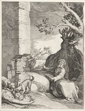 The Prediction of Ahijah, 1604. Creator: Jan Saenredam (Dutch, 1565-1607); Jan Saenredam (Dutch, 1565-1607).
