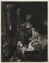 The Presentation in the Temple, c. 1654. Creator: Rembrandt van Rijn (Dutch, 1606-1669).