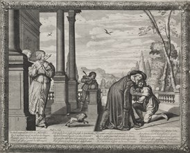 The Prodigal Son: The Return of the Prodigal. Creator: Abraham Bosse (French, 1602-1676).