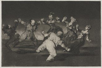 The Proverbs: If Marion Will Dance, Then She Has to Take the Consequences, 1864. Creator: Francisco de Goya (Spanish, 1746-1828).