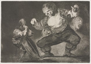 The Proverbs: Simpleton, 1864. Creator: Francisco de Goya (Spanish, 1746-1828).