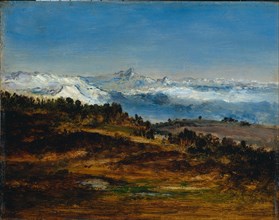 The Pyrenees, the Peak of the Midi de Bigorre, 1871-1872. Creator: Narcisse Diaz de la Peña (French, 1807-1876).