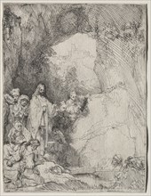 The Raising of Lazarus: Small Plate, 1642. Creator: Rembrandt van Rijn (Dutch, 1606-1669).