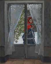 The Red Kerchief, c. 1868-73. Creator: Claude Monet (French, 1840-1926).