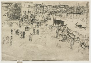 The Riva, No. 1, 1880. Creator: James McNeill Whistler (American, 1834-1903).