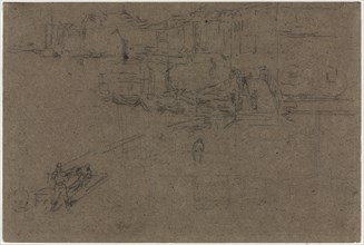The Riva, Venice. Creator: James McNeill Whistler (American, 1834-1903).