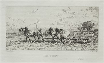 The Roller, 1868. Creator: Charles-Émile Jacque (French, 1813-1894).