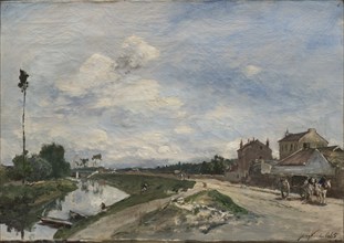 The Seine at Bas-Meudon, 1865. Creator: Johan Barthold Jongkind (Dutch, 1819-1891).