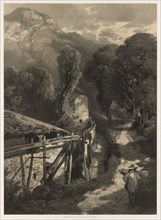 The Simplon Road, Meillerie, France. Creator: Alexandre Calame (Swiss, 1810-1864).