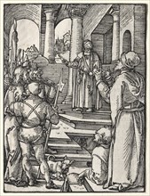 The Small Passion: Christ Before Pilate, c. 1509-1511. Creator: Albrecht Dürer (German, 1471-1528).
