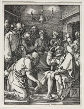The Small Passion: Christ Washing St. Peter's Feet. Creator: Albrecht Dürer (German, 1471-1528).