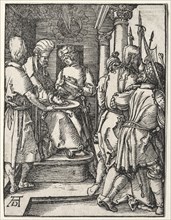 The Small Passion: Pilate Washing His Hands, 1509-1511. Creator: Albrecht Dürer (German, 1471-1528).