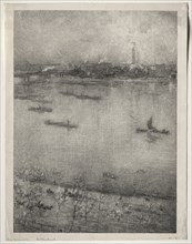 The Thames, 1896. Creator: James McNeill Whistler (American, 1834-1903).