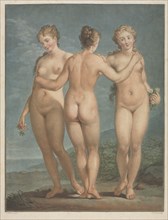The Three Graces, 1786. Creator: Jean François Janinet (French, 1752-1814).